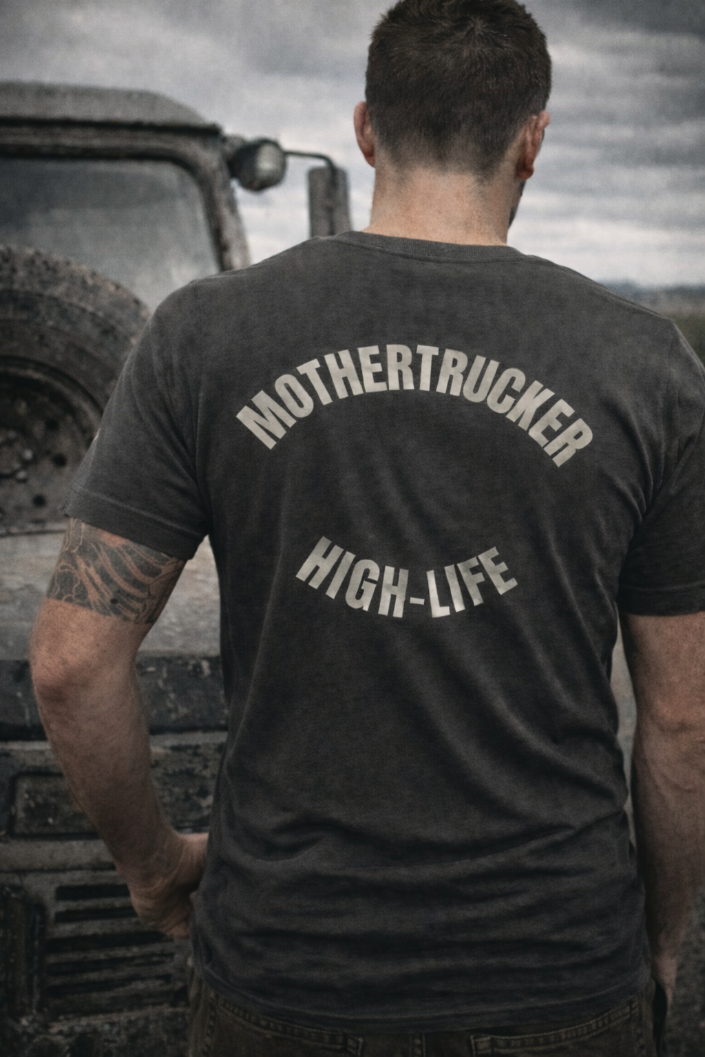 MOTHERTRUCKER — HIGH-LIFE Back Print Tee