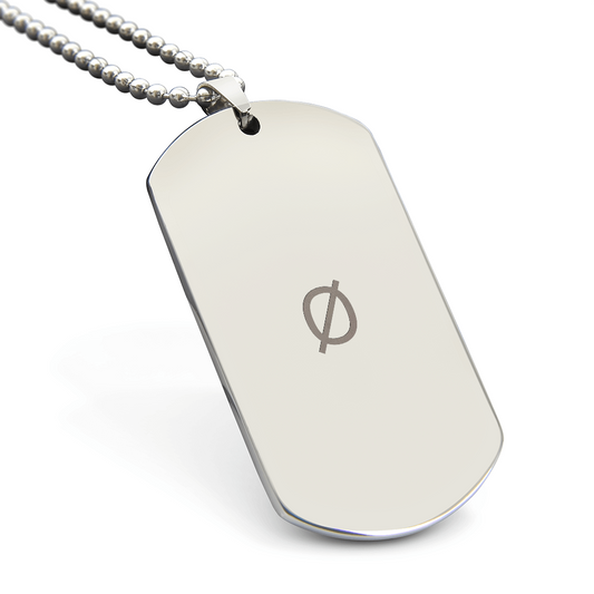 SOBRX Marker — Stainless Steel Dog Tag